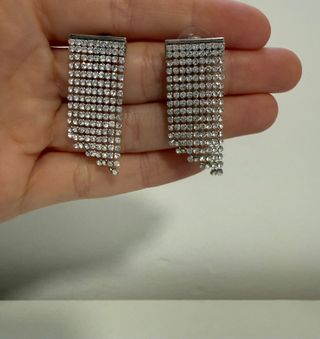 Pendientes Swarovski Plata