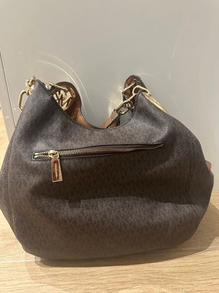 Bolso Michael Kors Marrón y Dorado