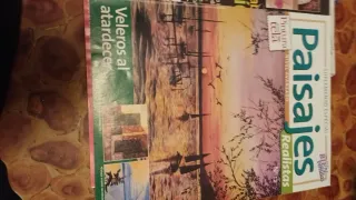 Revistas pintar en tela