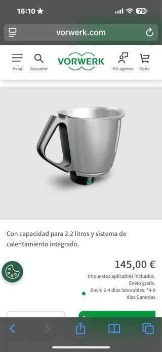 Vaso Thermomix TM6