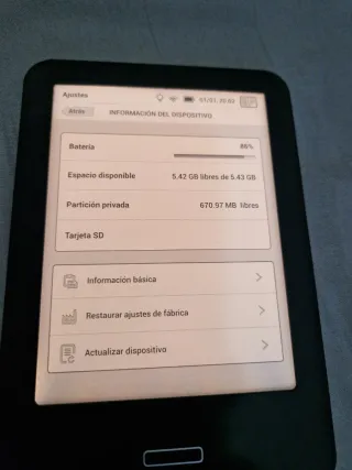 Libro electrónico BQ Negro Cervantes 4