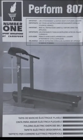 Cinta de correr eléctrica Perform 807