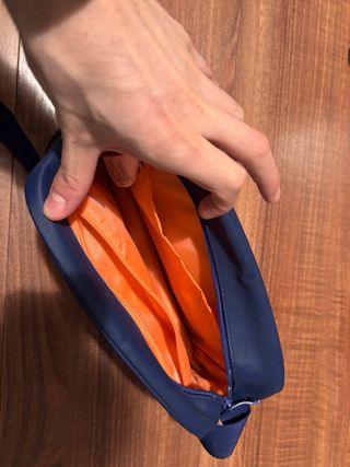 Bandolera Adidas Azul y Naranja