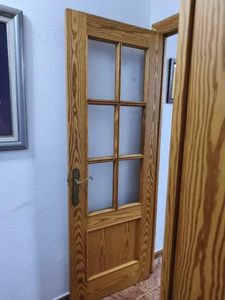 7 Puertas de Madera Pino Tea