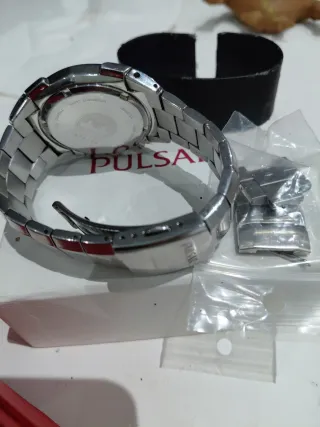 Reloj Pulsar Cronógrafo Hombre Plata/Blanco