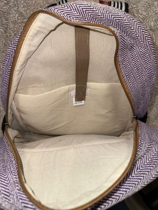 Mochila de cáñamo y algodón hecha a mano size - L