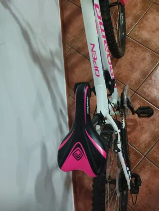 Bicicleta Megamo Open 26 Blanca y Rosa
