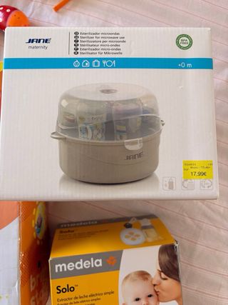 mecedora, esterilizador, sacaleches, jueguetes