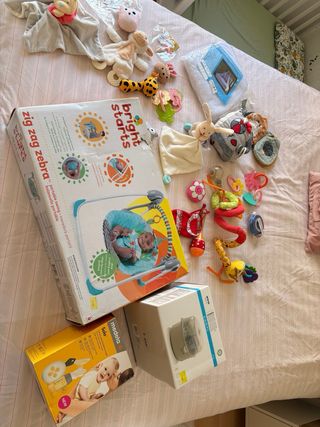 mecedora, esterilizador, sacaleches, jueguetes