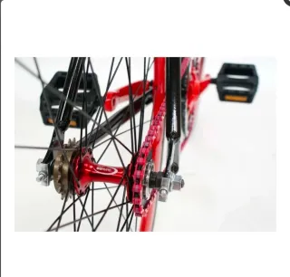 Bici Urbana Fixie Negra y Roja
