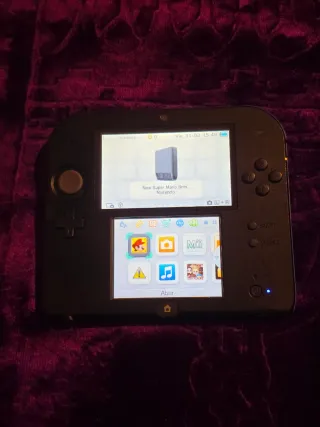 Nintendo 2DS Negra y Morada