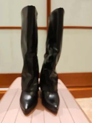 Botas altas mujer negras