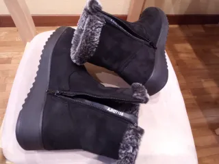 Botines Amarpies Negros Mujer