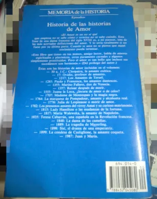 Historia de las historias de amor