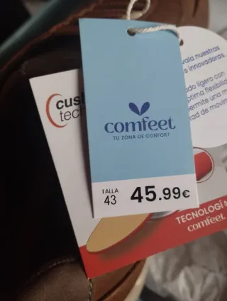 Zapatos Comfeet Marrones Nuevos