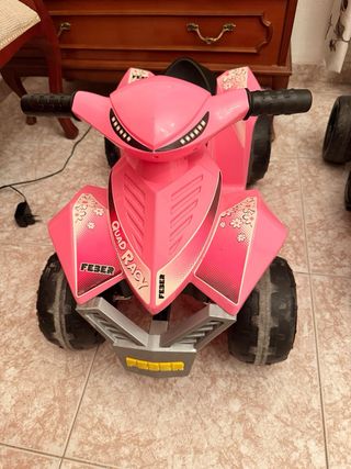 Quad Feber rosa para niña