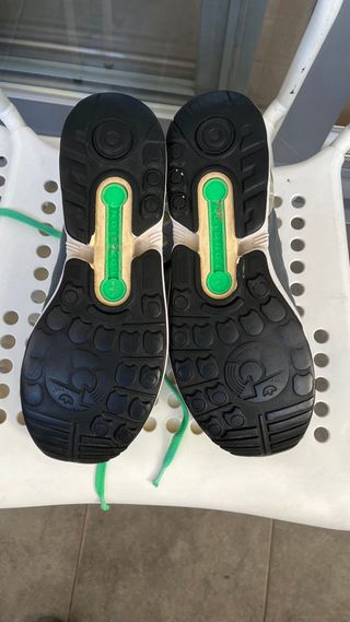 Deportivas Hombre Grises y Verdes