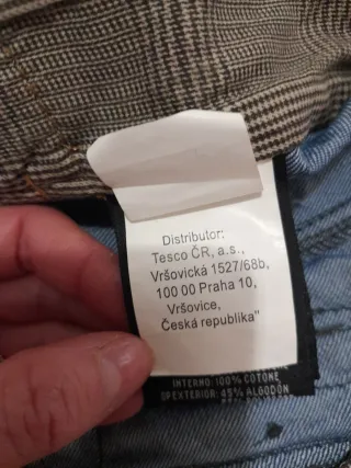 Chaleco vaquero patchwork talla S