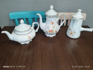 Juego 3 Piezas Porcelana Bavaria Vintage