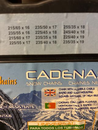 Cadenas de Nieve Kr Wehl 9mm