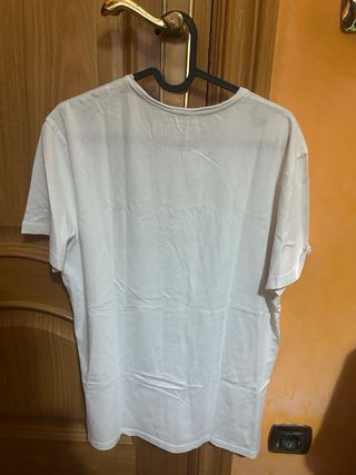 Camiseta Lefties blanca con palmeras