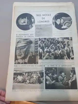 La Vanguardia 16 Diciembre 1936. Notas gráficas