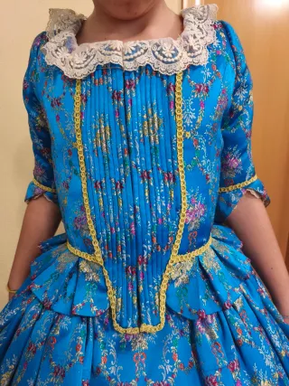 Traje de Fallera Azul 10-12 años