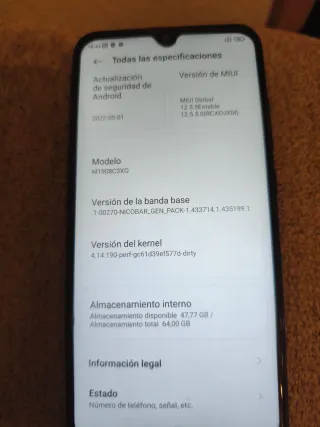 Xiaomi Redmi Note 8T Azul