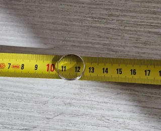 Alianza de plata unisex