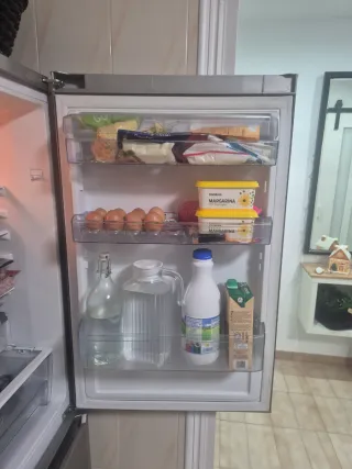 Nevera Congelador Inox Beko