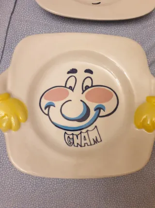 Set 6 Piatti Tazze Pazze Ceramica