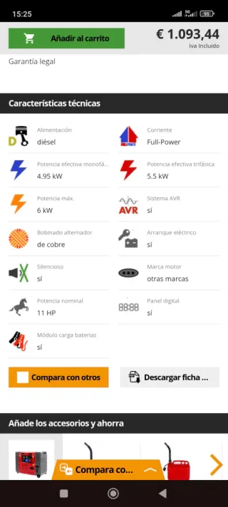 Generador Diésel Silencioso GeoTech Pro DGP8000SE-