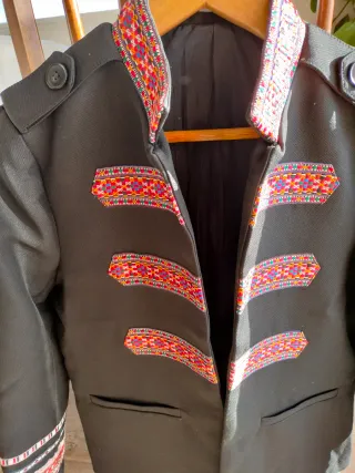 Chaqueta Mulaya Talla M Negra