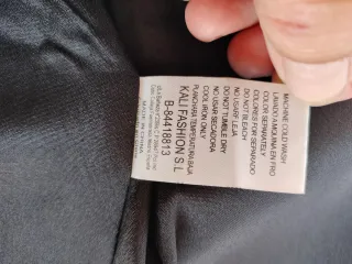 Chaqueta Mulaya Talla M Negra