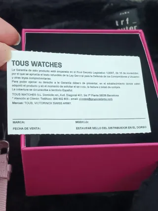 Reloj TOUS Mini Vibrant Rosa