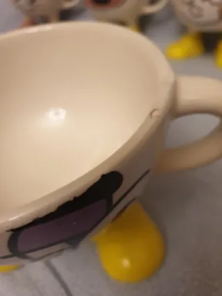 7 Tazze Pazze SBECCATE Ceramica