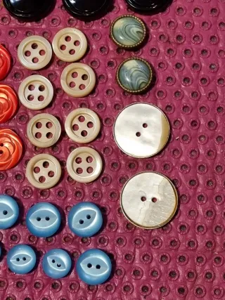 Lote botones antiguos años 60