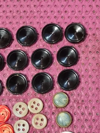 Lote botones antiguos años 60