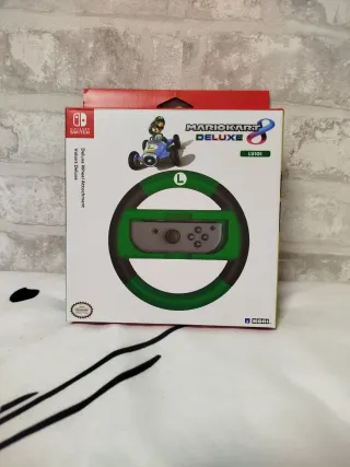 Volante Mario Kart 8 Deluxe Luigi Nintendo Switch