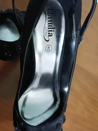 Zapatos de fiesta negros talla 40
