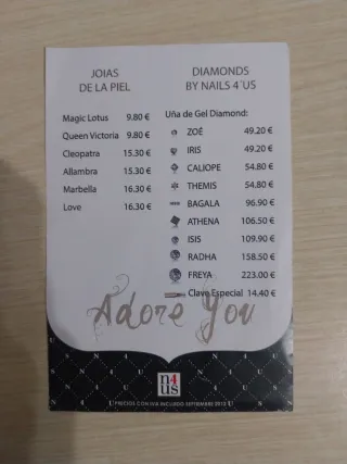 Joyas Nails4Us para uñas