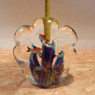 Adorno cristal peces acuario