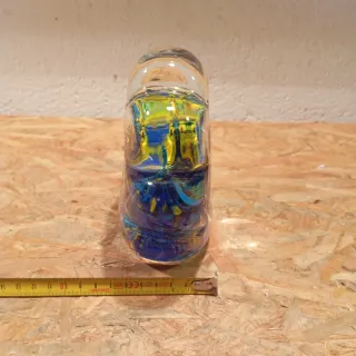 Adorno cristal peces acuario