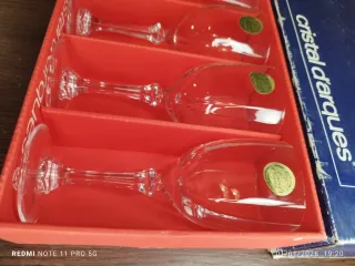 Juego 6 copas Cristal D'Arques Chambery