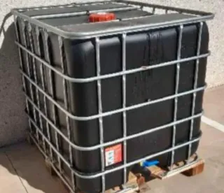 Bidón 1000L con jaula metálica