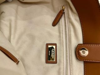 Bolso Tote Rafia Polo Ralph Lauren Beige/Marrón