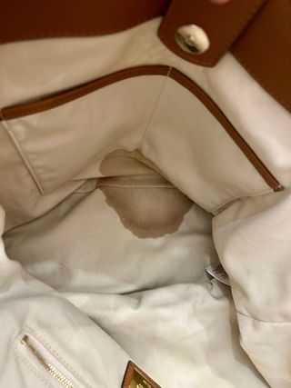 Bolso Tote Rafia Polo Ralph Lauren Beige/Marrón