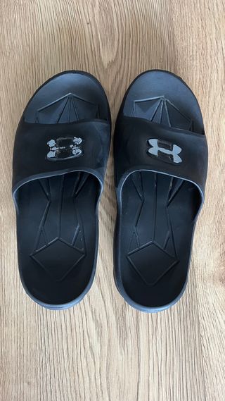 Chanclas Under Armour Caballero Negras