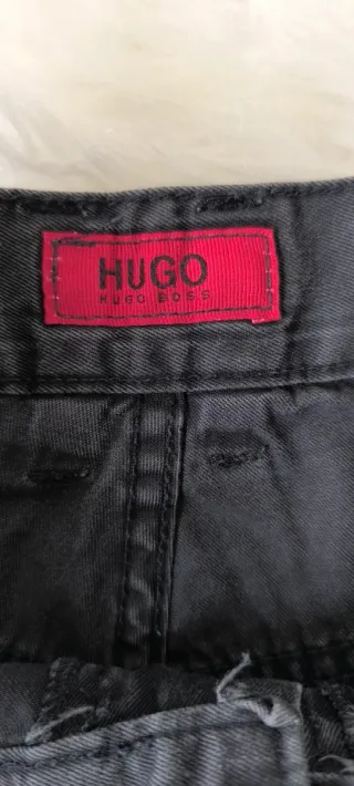 Pantalón vintage Hugo Boss Negro Talla W33