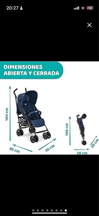 Carrito Chicco London Azul